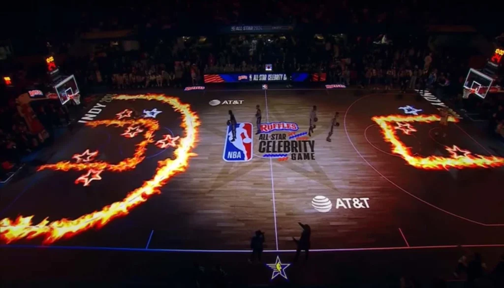 BlackTrax - NBA-All-Star-Court