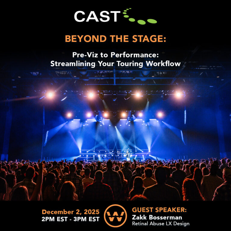 BEYOND THE STAGE: Pre-viz to Performance Webinar