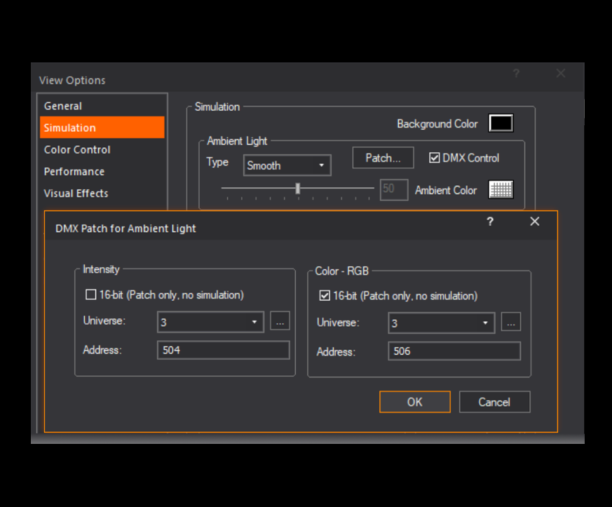 CAST Software WYSIWYG DMX Control